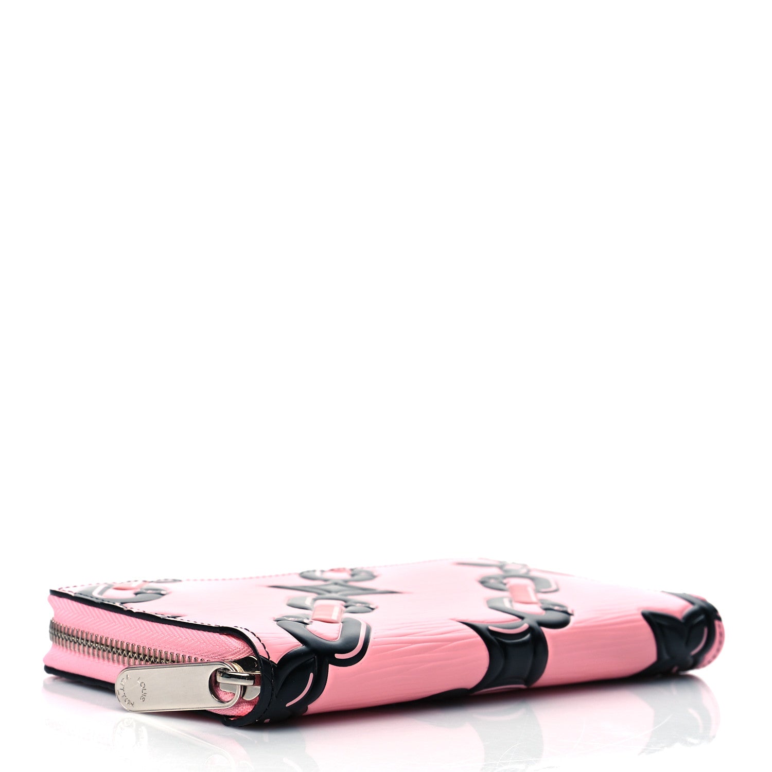 Louis Vuitton Epi Chain Flower Print Zippy Wallet Pink 4 of 7