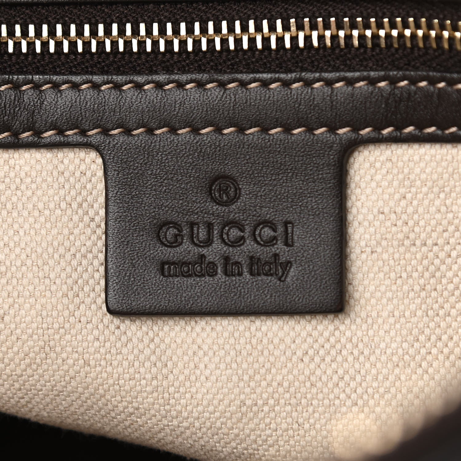 Gucci Monogram Web Mayfair Top Handle Satchel Dark Brown 7 of 14