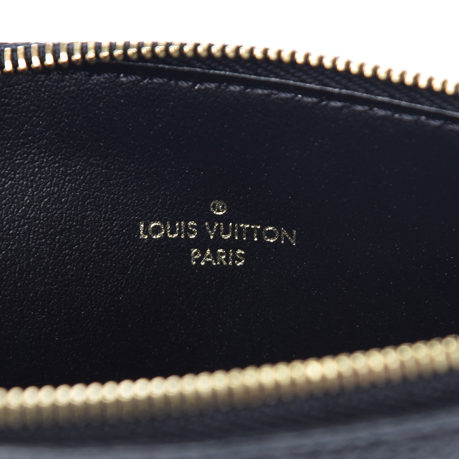 Louis Vuitton Empreinte Felicie Chain Wallet Zippered Insert Black 6 of 6