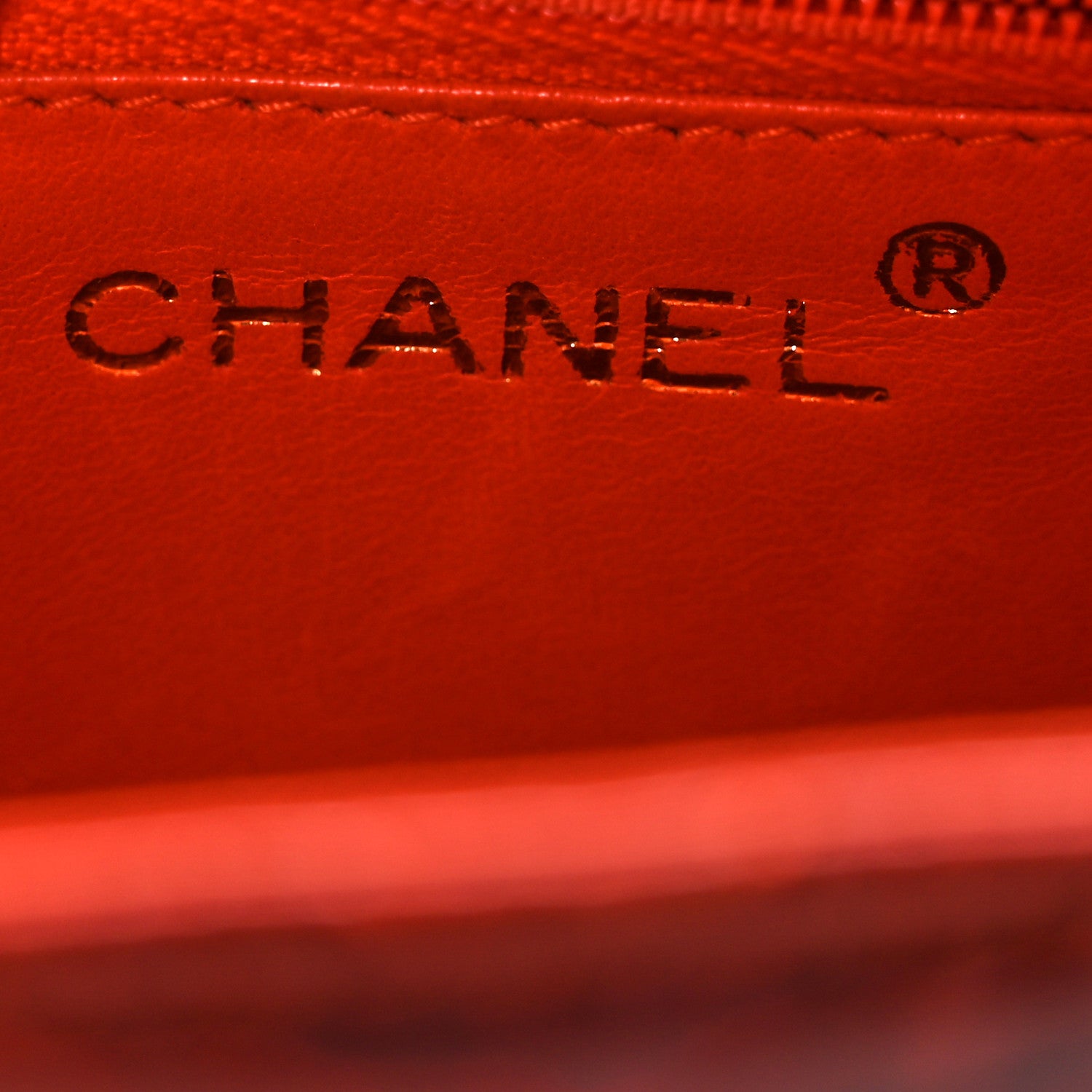 Chanel Shiny Crocodile Mini Top Handle Kelly Flap Orange 6 of 11