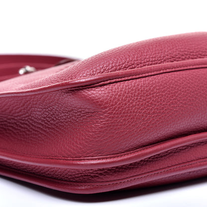 Hermes Taurillon Clemence Evelyne III PM Rubis 6 of 8