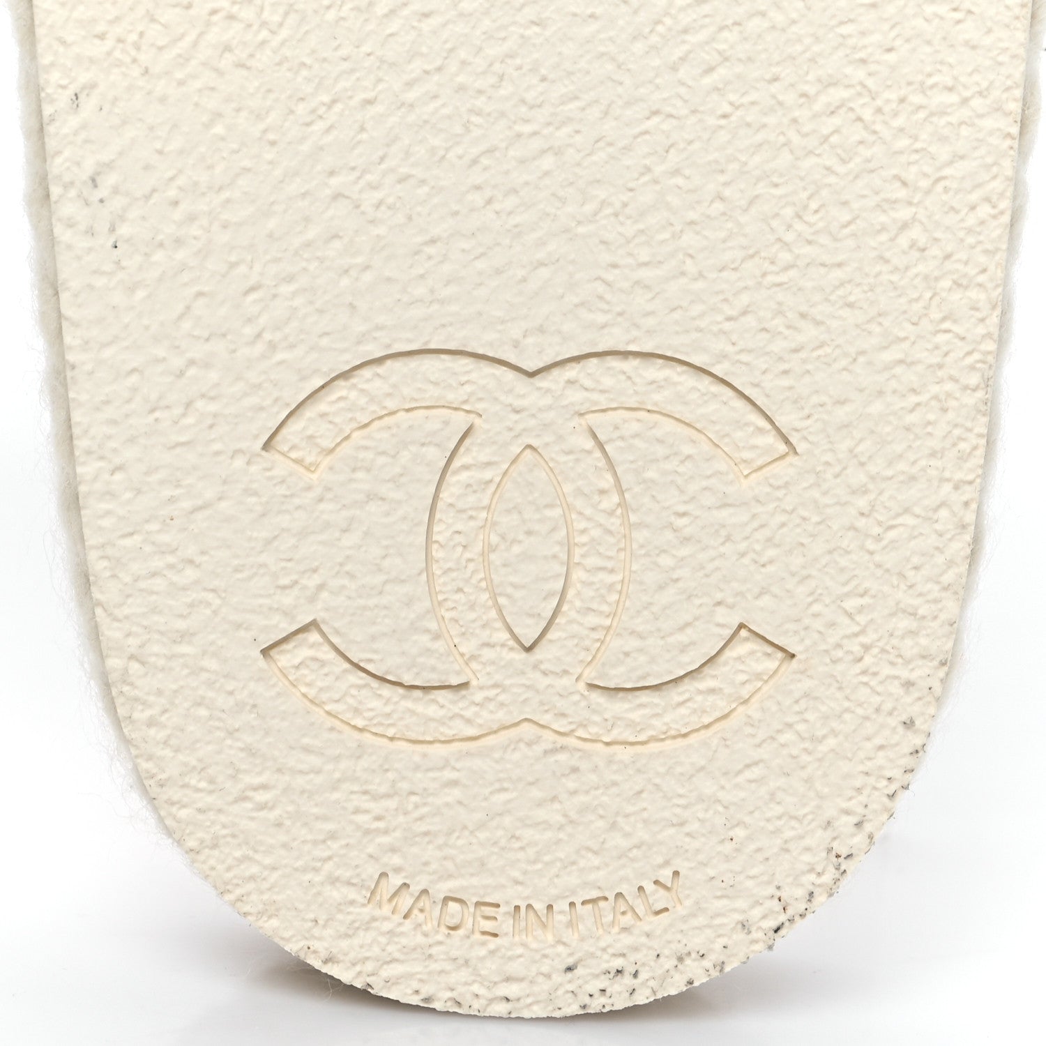 Chanel Braided Knit CC Mules 40 Ecru 6 of 9