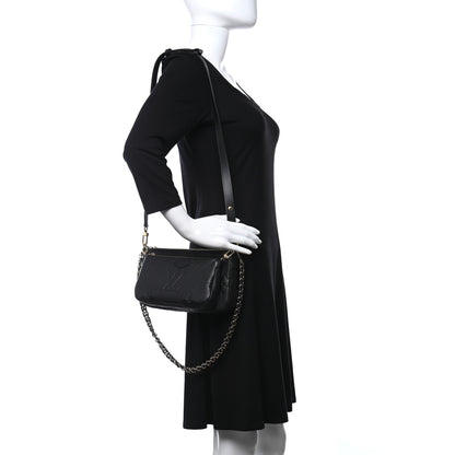Louis Vuitton Empreinte Monogram Giant Multi Pochette Accessories Black 2 of 8