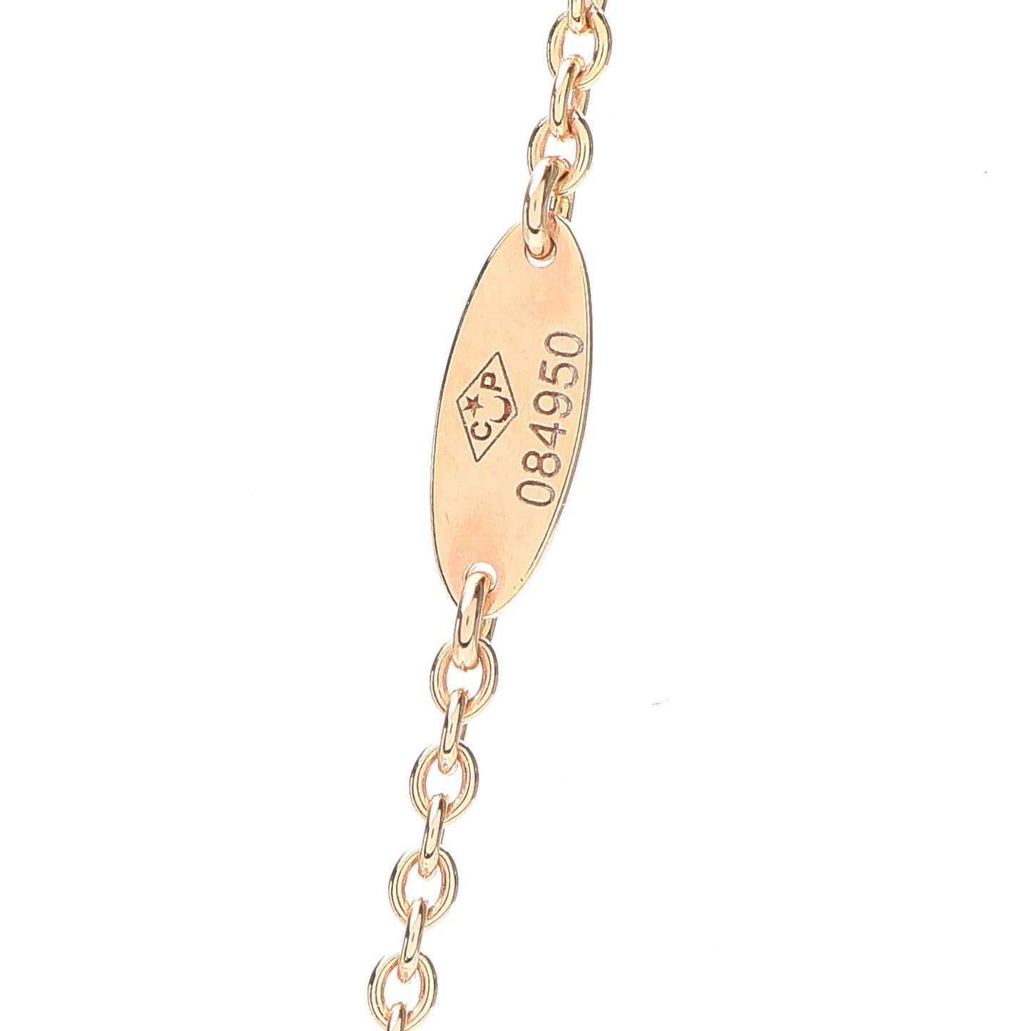 18K Rose Gold Diamond Rose Quartz Rose Des Vents Necklace