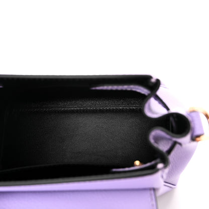 Versace Grained Calfskin Small La Medusa Top Handle Bag Lilac 5 of 9