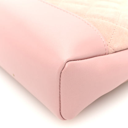 Chanel Calfskin Suede Quilted Mini 31 Shopping Bag Light Pink 10 of 10