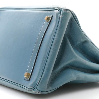 Hermes Gulliver Birkin 35 Blue Jean 10 of 14