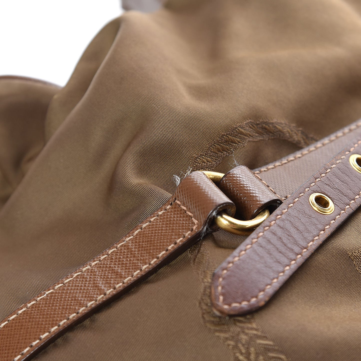 Tessuto Nylon Jacquard Logo Tote Rovere