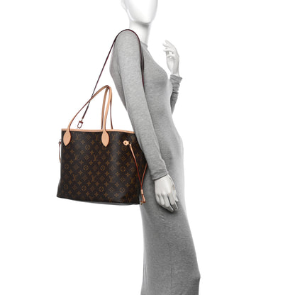 Louis Vuitton Monogram Inside Out Neverfull Bandouliere MM Rose Pondichery 3 of 17