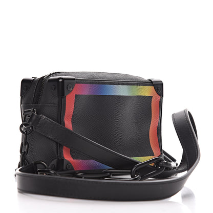 Louis Vuitton Taiga Rainbow Mini Soft Trunk Black 3 of 12