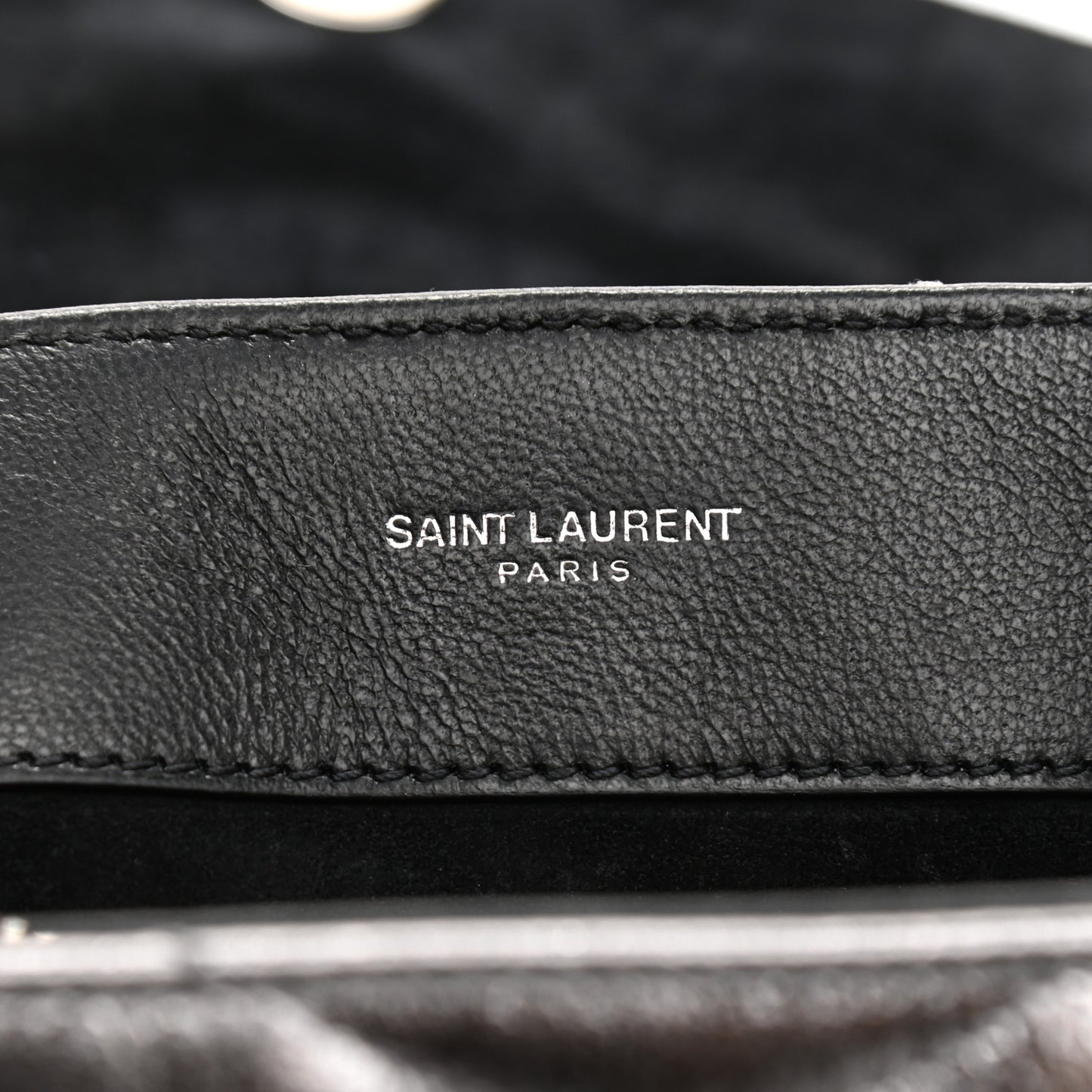 Y Quilted Monogram Small Loulou Chain Satchel Acciaio