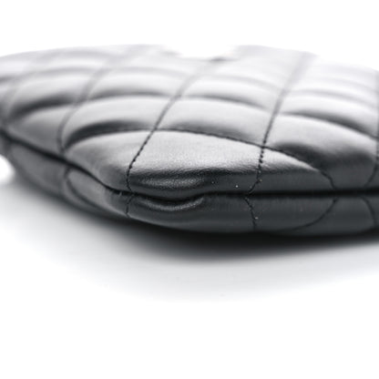 Chanel Lambskin Quilted Crossbody Bag Black 10 of 12