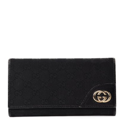 Gucci Monogram New Britt Continental Wallet Black 1 of 14