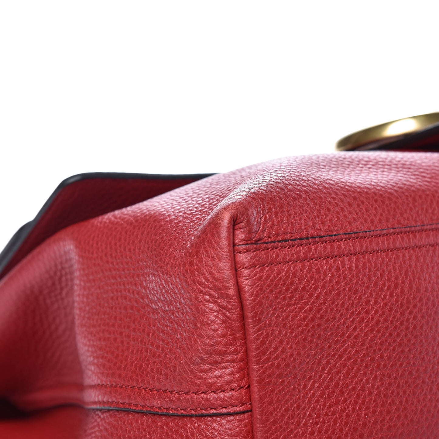 Cellarius Calfskin Large GG Marmont Shoulder Bag Vulcanic Red