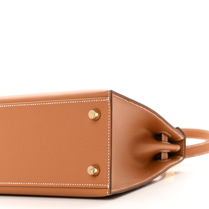 Hermes Epsom Kelly Sellier 25 Gold 10 of 11