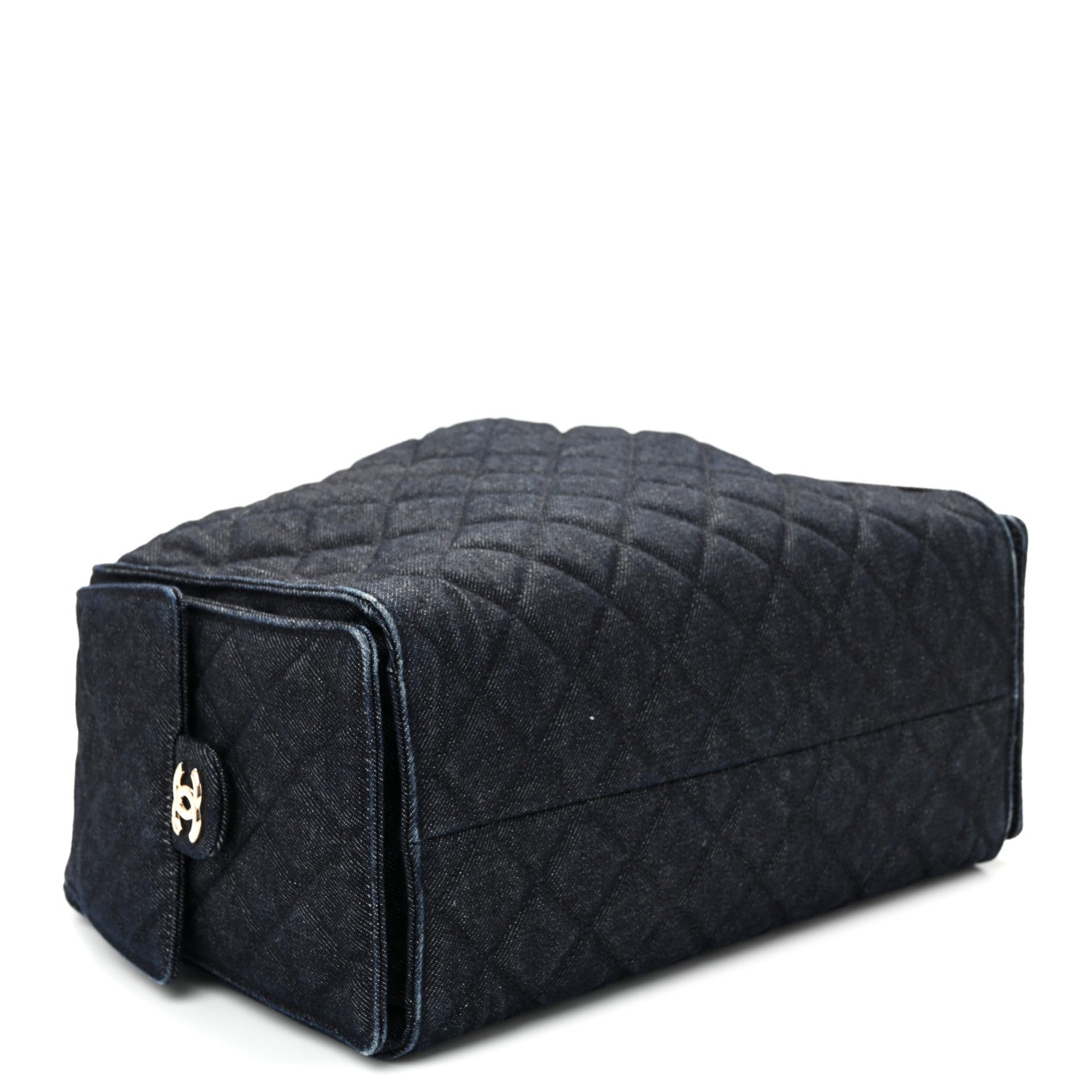 Chanel Denim Quilted Medium Chanel 25 Handbag Dark Blue 5 of 11