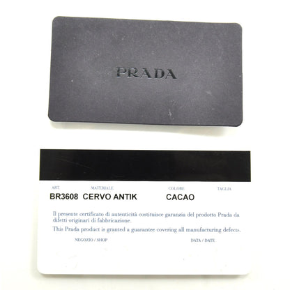 Prada Cervo Antik Shoulder Bag Cacao 11 of 11