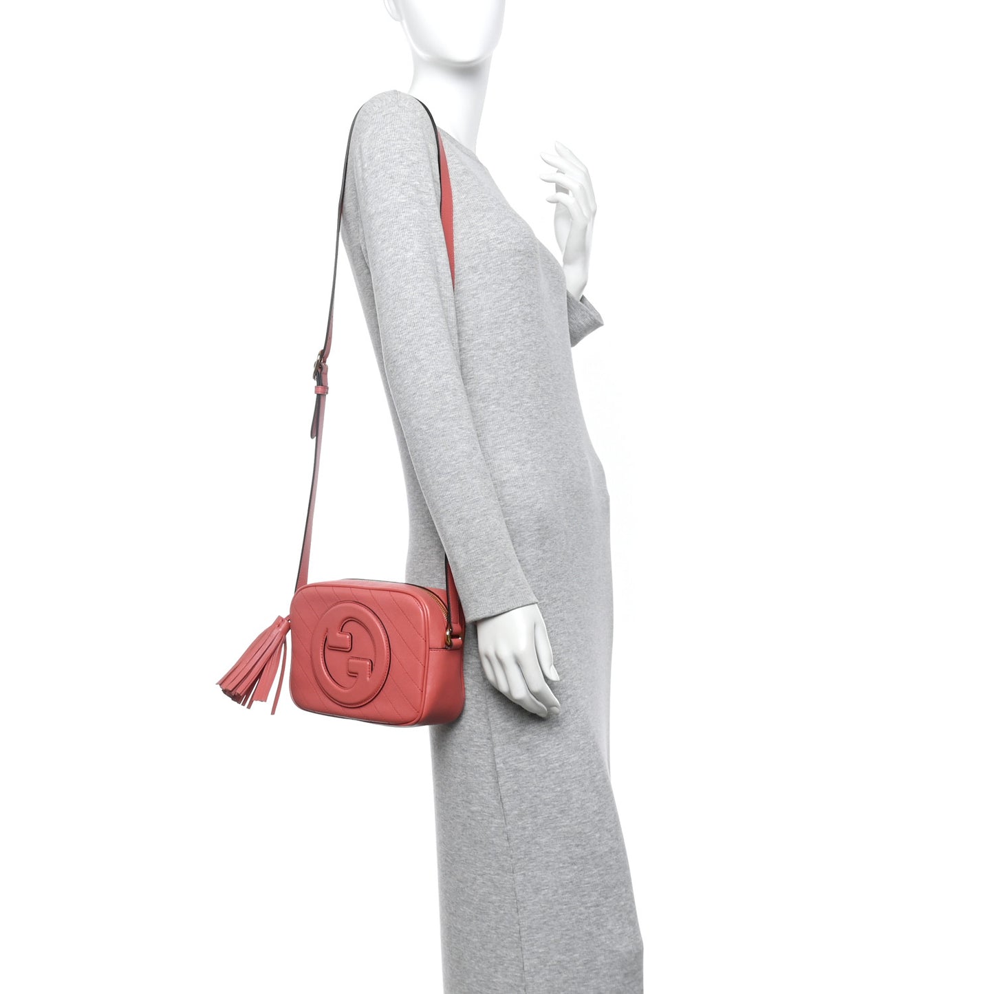 Sakai Be Green Calfskin Diagonal Stitched Small Blondie Shoulder Bag Gorgeus Grace