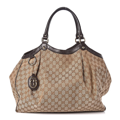 Gucci Monogram Large Sukey Tote Dark Brown 1 of 21