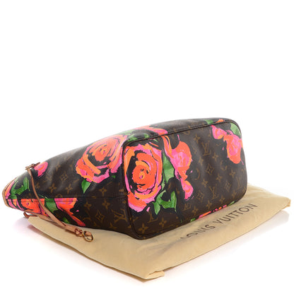 Louis Vuitton Monogram Roses Neverfull MM 4 of 7