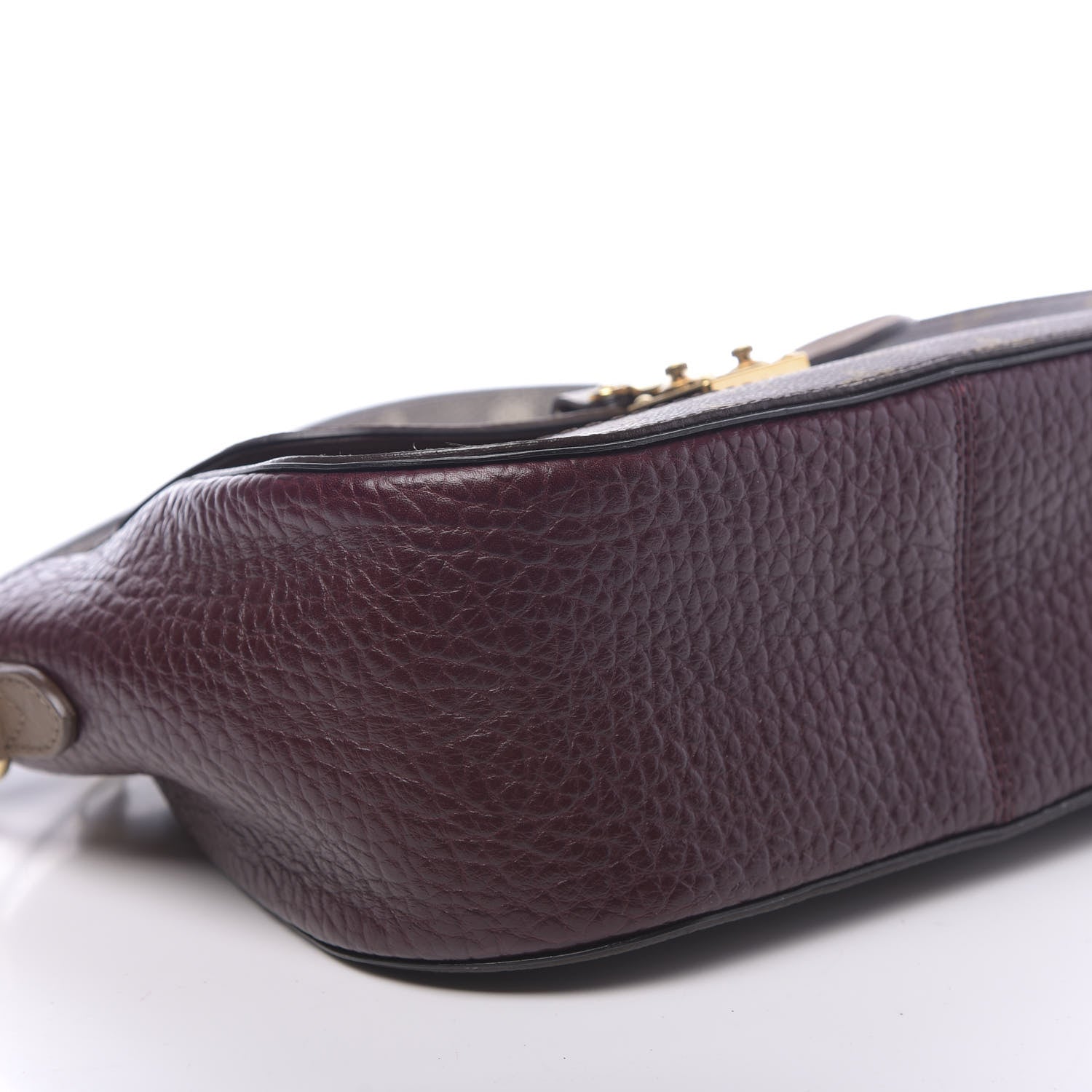Louis Vuitton Ostrich Lizard Exotique Majestueux Shoulder Bag Bordeaux 8 of 9