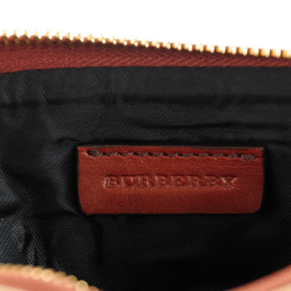 Burberry House Check Bridle Calfskin Adeline Foldover Wristlet Clutch 8 of 9