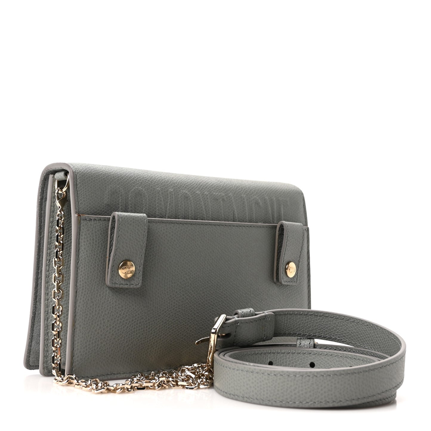 Calfskin 30 Montaigne 2 in 1 Pouch Grey