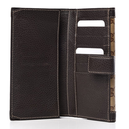 Gucci Crystal Monogram Continental Charmy Wallet Brown 5 of 9