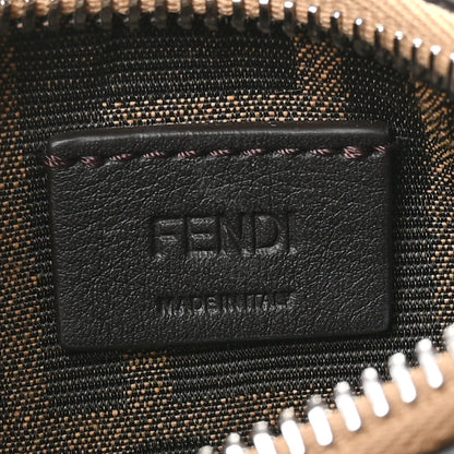 Fendi Vitello Grace Nano Fendigraphy Hobo Charm Miele Scuro 6 of 10