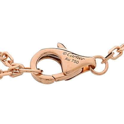 Cartier 18K Pink Gold Diamond LM D'Amour Bracelet 3 of 4