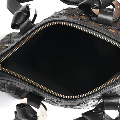 Louis Vuitton Monogram Sequins Eclipse Speedy 28 Black 4 of 4