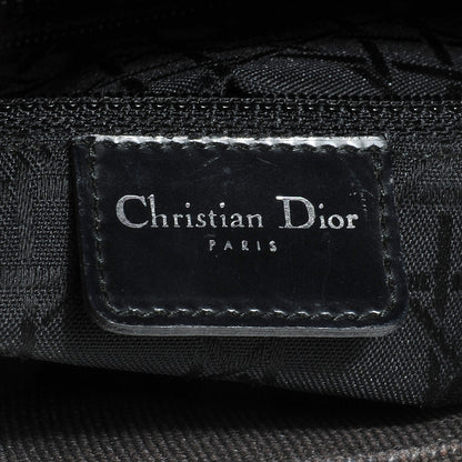 Christian Dior Canvas Large Lady Dior Dark Brown 7 of 9