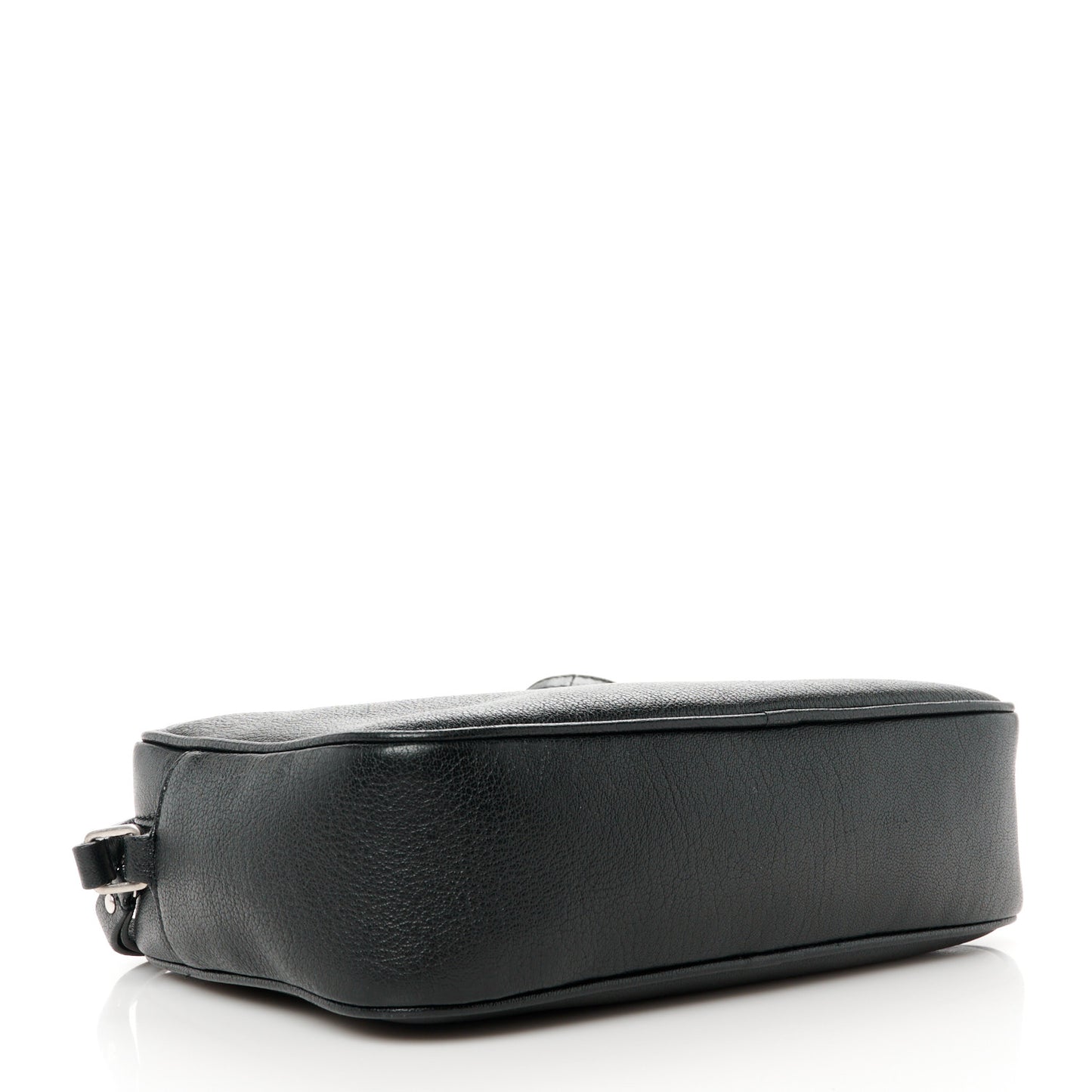 Lambskin Monogram Small Lou Camera Bag Black
