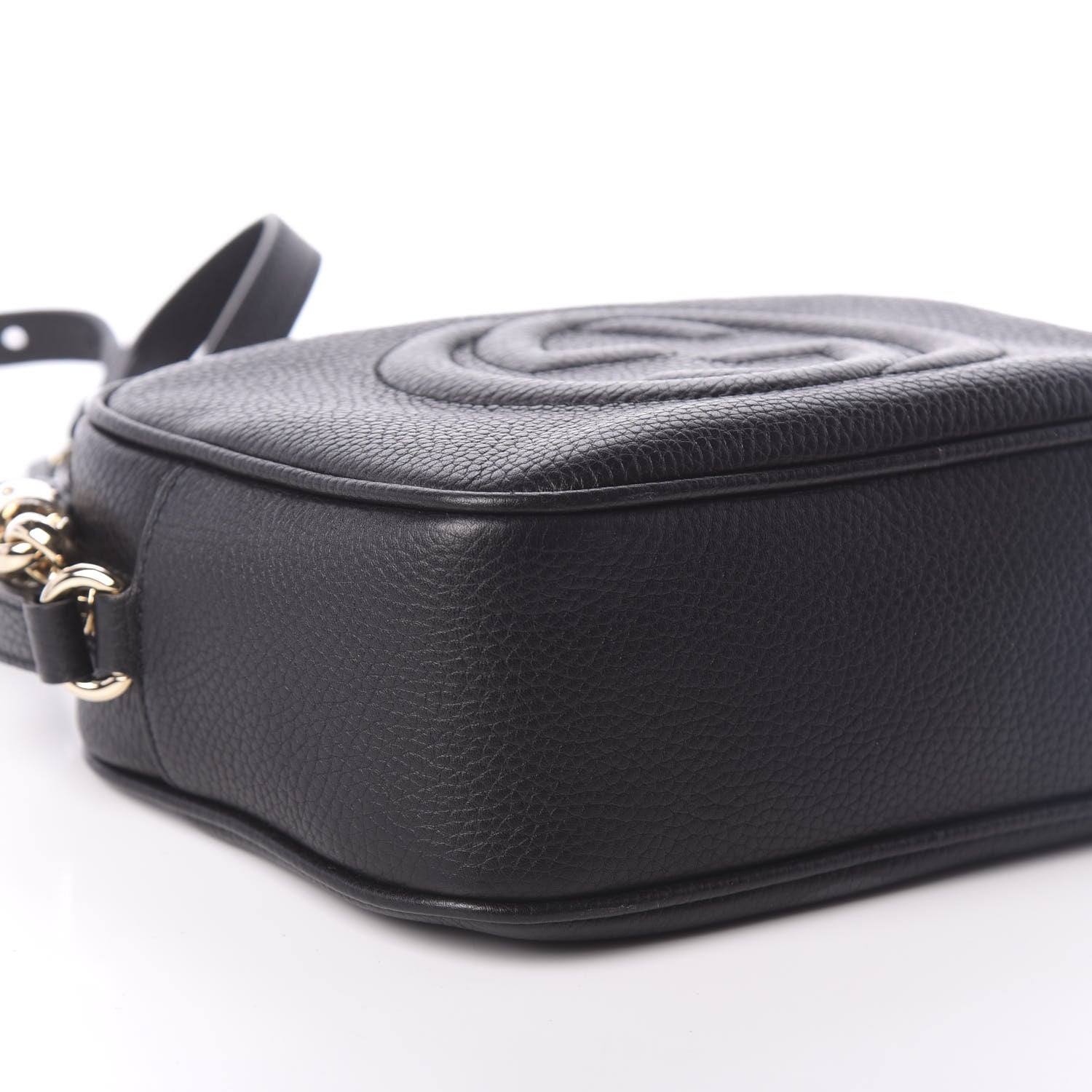 Gucci Pebbled Calfskin Small Soho Disco Bag Black 8 of 9