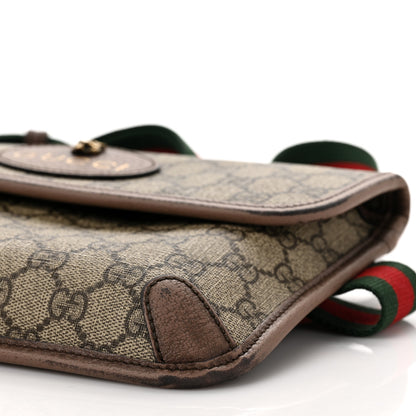 Gucci GG Supreme Monogram Neo Vintage Web Belt Bag Brown 10 of 12