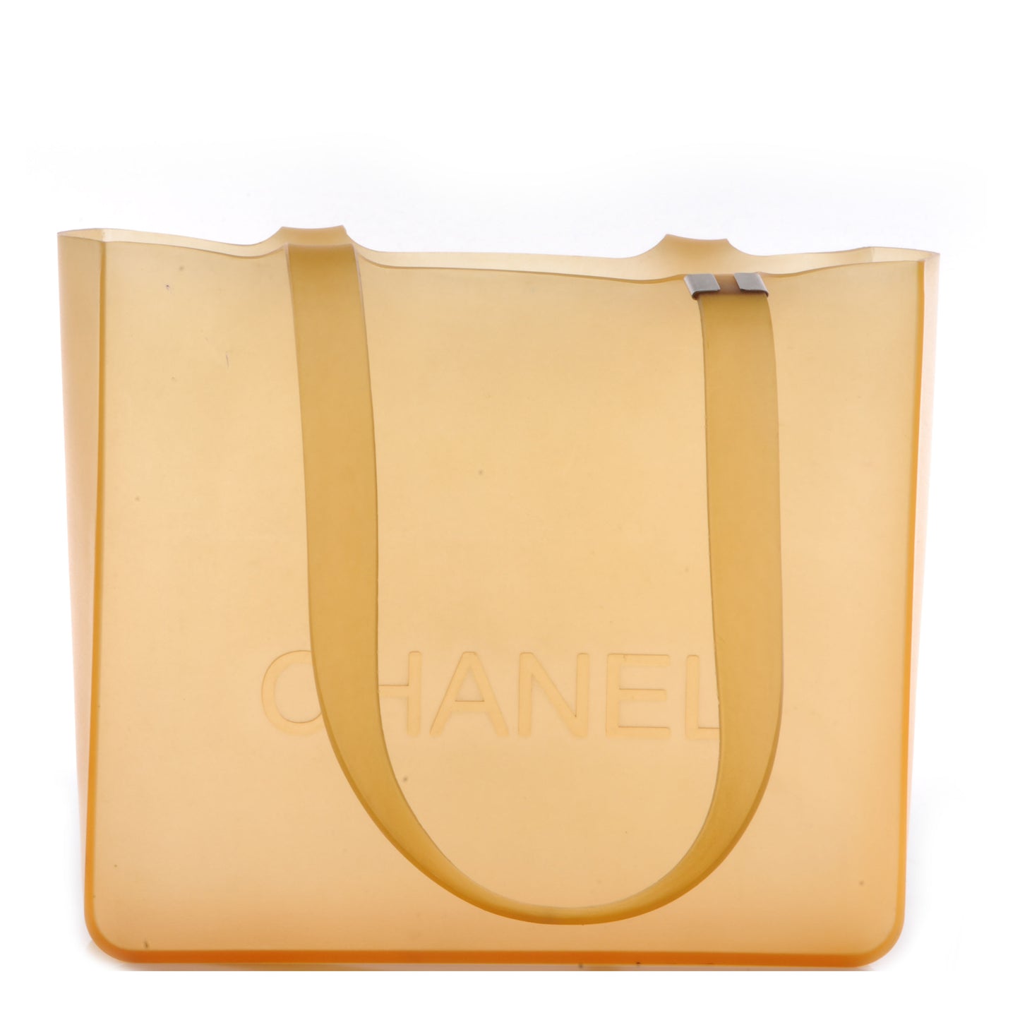 Jelly Rubber Tote Orange