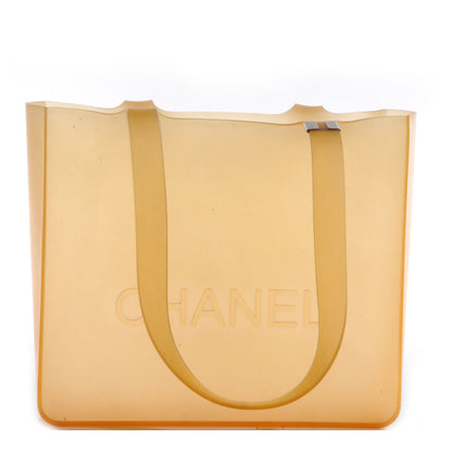 Chanel Jelly Rubber Tote Orange 1 of 7