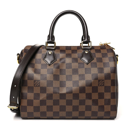 Louis Vuitton Damier Ebene Speedy Bandouliere 25 1 of 10