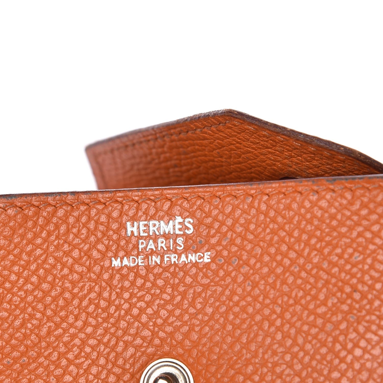 Hermes Epsom Le 24 Coin Purse Orange 6 of 13