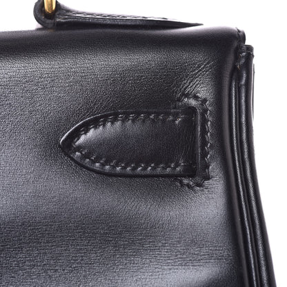 Hermes Box Kelly Retourne 28 Black 19 of 34
