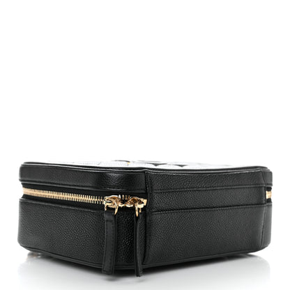 Chanel Caviar Quilted Medium CC Filigree Vanity Case Black 4 of 10