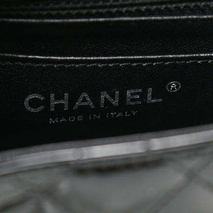 Chanel Patent Calfskin Quilted Mini Square Flap Black 6 of 9