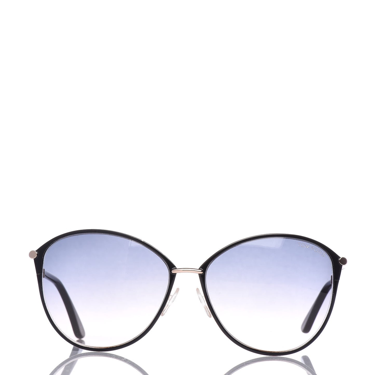 Penelope Vintage Round Sunglasses TF320 Black