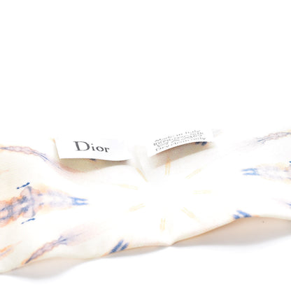 Christian Dior Silk KaleiDiorscopic Mitzah Scarf Dusty Jade 3 of 5