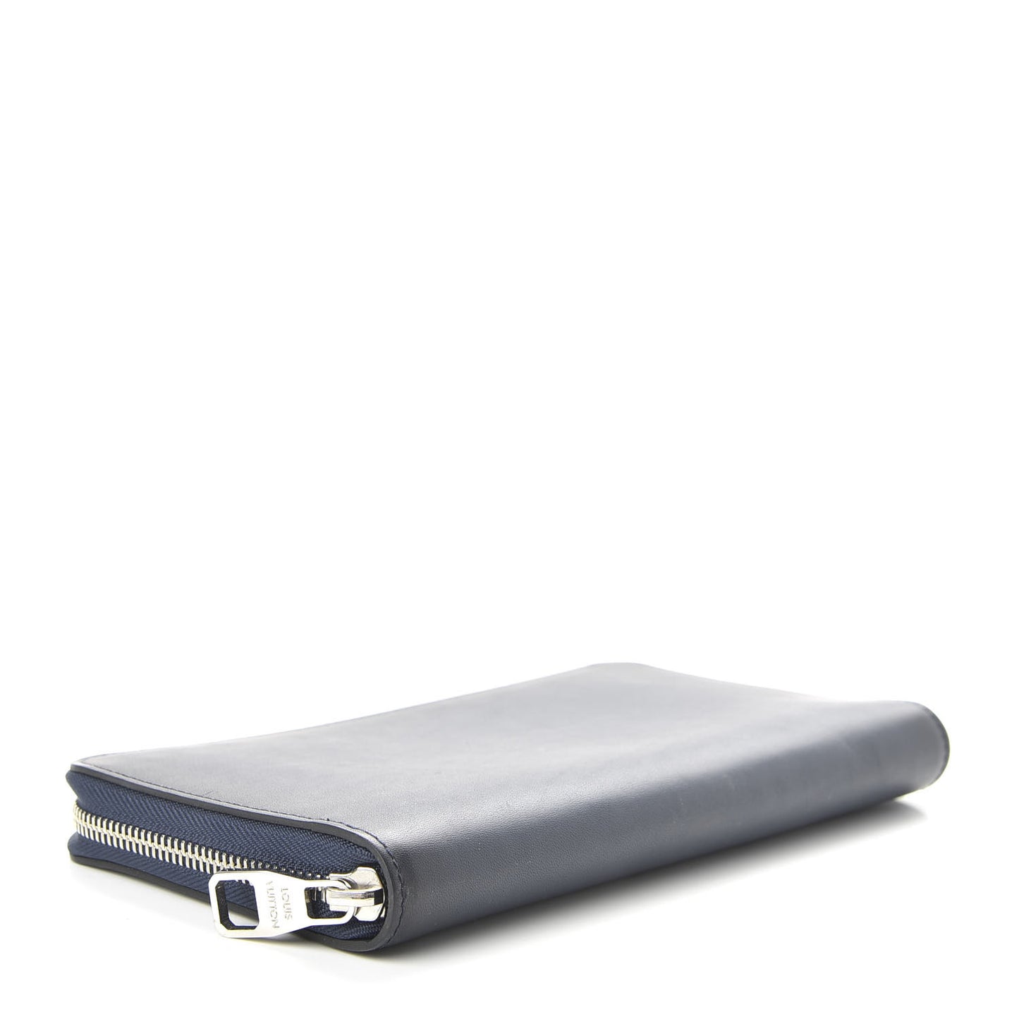 Cuir Ombre Zippy Organizer Wallet Navy