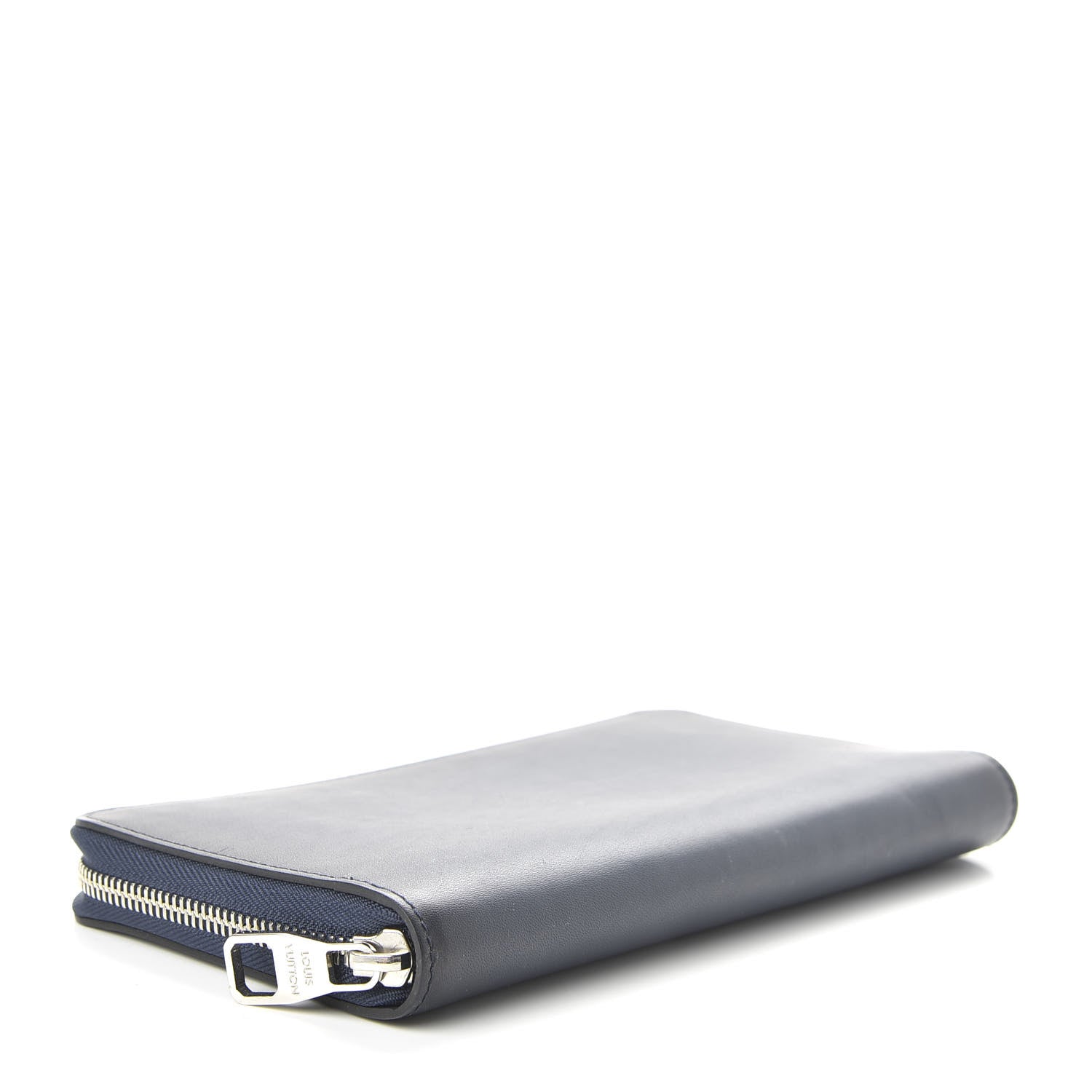 Louis Vuitton Cuir Ombre Zippy Organizer Wallet Navy 4 of 6