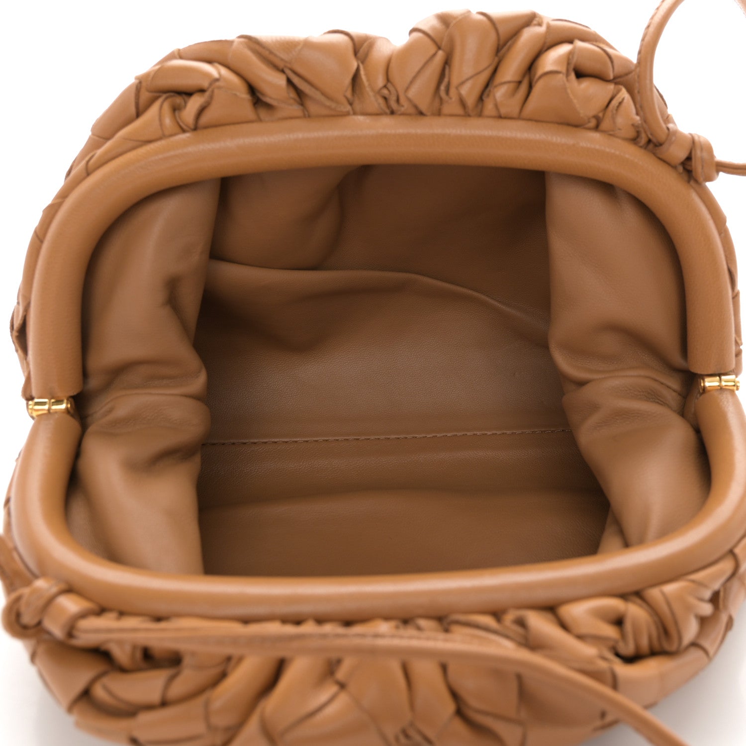 Bottega Veneta Nappa Intrecciato The Mini Pouch Carmel 5 of 11