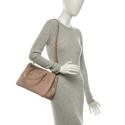 Prada Saffiano Small Galleria Double Zip Tote Cammeo 2 of 8