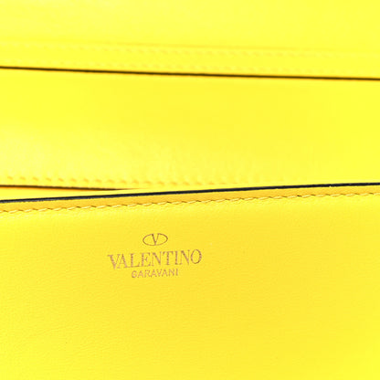 Valentino Garavani Calfskin Vlogo Loco Shoulder Bag Bright Lemon 6 of 10