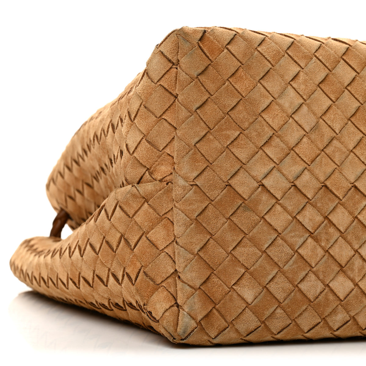 Bottega Veneta Suede Intrecciato Large Andiamo Shoulder Bag Acorn 9 of 12